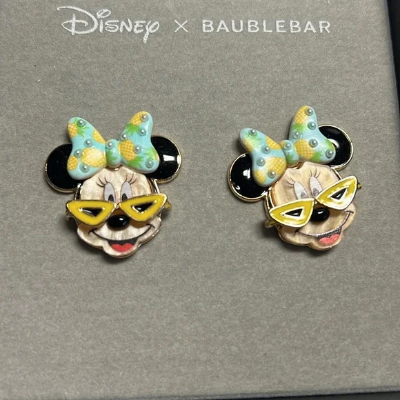 NEW Baublebar x Disney Minnie Mouse with sunglasses and a pineapple bow - Picture 2 of 5